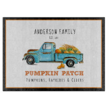 Herfst pompoen Patch | Retro truck gepersonaliseer