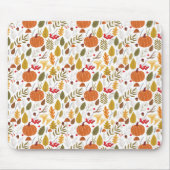 Herfst Pompoen Patroon Muismat (Voorkant)