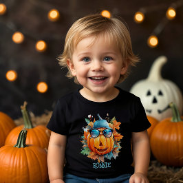 Herfst Pompoen Persoonlijke Peuter Halloween Kinder Shirts