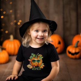 Herfst Pompoen Persoonlijke Peuter Halloween Kinder Shirts
