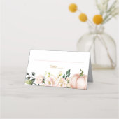 Herfst Pompoen Plaatskarten Voedsel Tentkaarten Plaatskaartje (Voorkant)