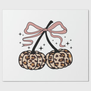 Herfst Pompoen, Pompoen Kersen, Luipaard Pompoen, Cadeaupapier
