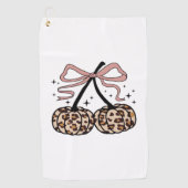 Herfst pompoen, pompoen kersen, luipaard pompoen,  golfhanddoek (Voorkant)