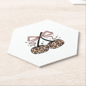 Herfst pompoen, pompoen kersen, luipaard pompoen, kartonnen onderzetters (Schuin)