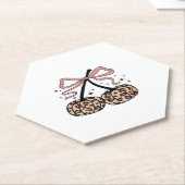 Herfst pompoen, pompoen kersen, luipaard pompoen,  kartonnen onderzetters (Schuin)