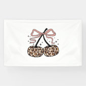 Herfst pompoen, pompoen kersen, luipaard pompoen, spandoek (Horizontaal)