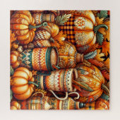 Herfst Pompoen Puzzel (Horizontaal)