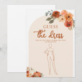 Herfst pompoen raden de jurk Vrijgezellenfeest spe Kaart (Voorkant / Achterkant)