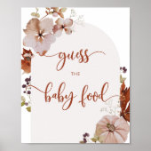 Herfst pompoen raden het baby Poster aan (Voorkant)