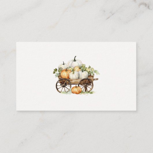 Herfst pompoen raden hoeveel pompoenen spel Kaart (Achterkant)