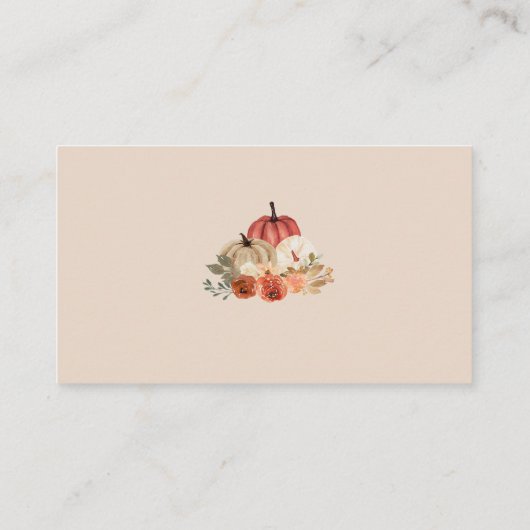 Herfst pompoen raden hoeveel pompoenen spel Kaart (Achterkant)