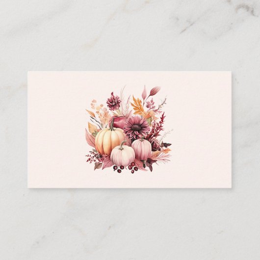 Herfst pompoen raden hoeveel Snoepjes spel Kaart (Achterkant)