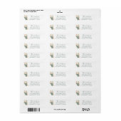 Herfst Pompoen Retouradres Etiket (Full Sheet)