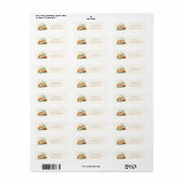 Herfst Pompoen Retouradres Etiket (Full Sheet)