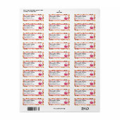 Herfst Pompoen Roze Baby shower Etiket (Full Sheet)