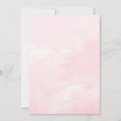 Herfst Pompoen Roze & Goud Meisje Bloemen 2e Verja Kaart (Achterkant)