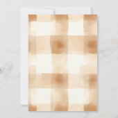 Herfst pompoen Schattige lokaal geteeld markt Baby Kaart (Achterkant)