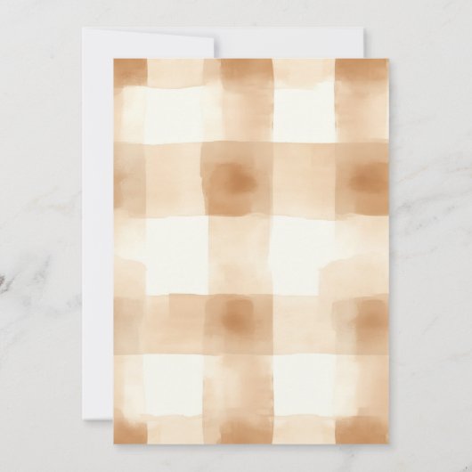 Herfst pompoen Schattige lokaal geteeld markt Baby Kaart (Achterkant)