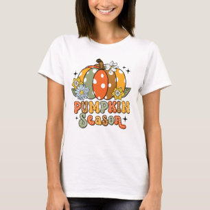 Herfst Pompoen Seizoen Herfst Vibes Design T-shirt