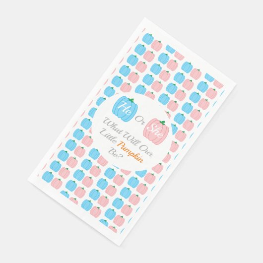 Herfst pompoen servet (Hoek)