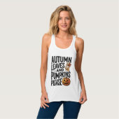 Herfst Pompoen Shirt Met Bladeren En Halloween Sfe (Volledige Voorkant)
