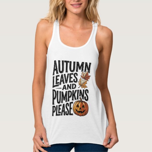 Herfst Pompoen Shirt Met Bladeren En Halloween Sfe (Voorkant)