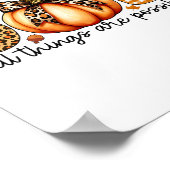 Herfst pompoen Shirten voor vrouwen Jezus Christel Poster (Hoek)