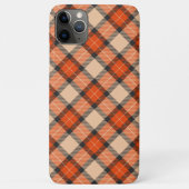 Herfst Pompoen Sinaasappel Bruin Tartan Patroon Case-Mate iPhone Case (Achterkant)
