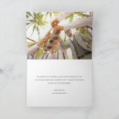 Herfst Pompoen Sinaasappel Hand Geletterde Foto We Bedankkaart (Binnen)