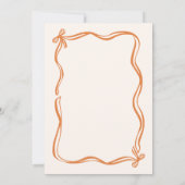 Herfst pompoen Sinaasappel krabbel hand getekend n Kaart (Achterkant)