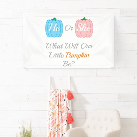 Herfst pompoen spandoek (Insitu)