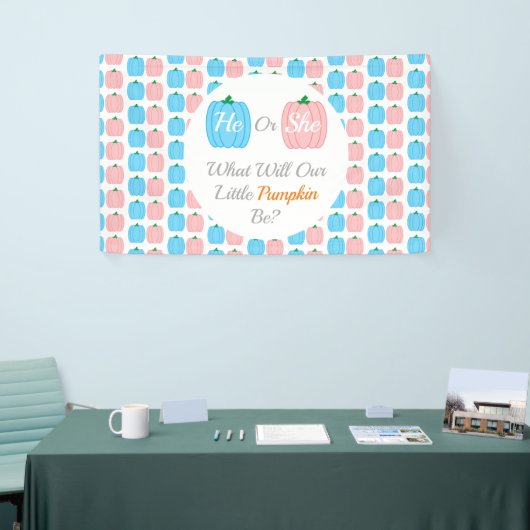 Herfst pompoen spandoek (Beurs)