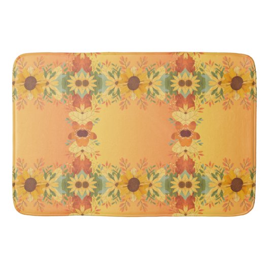 Herfst Pompoen Spice Halloween Thanksgiving Pompoe Badmat (Voorkant)