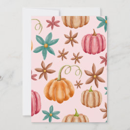 Herfst Pompoen Spice Halloween Thanksgiving Pompoe Kaart