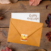 Herfst Pompoen Sticker - Herfst & Thanksgiving Zeg