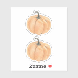Herfst pompoen Sticker | Klein pompoen Baby shower