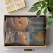 Herfst Pompoen Sweet Black kitten decoupage Tissuepapier (Geschenk)