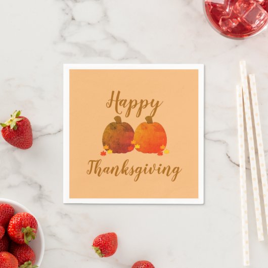 Herfst/Pompoen/Thanksgiving servetten (Insitu)