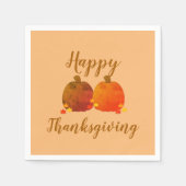 Herfst/Pompoen/Thanksgiving servetten (Voorkant)