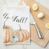 Herfst Pompoen Theedoek (Quarter Fold)