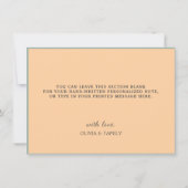 Herfst Pompoen Tuin Bedankkaart (Achterkant)