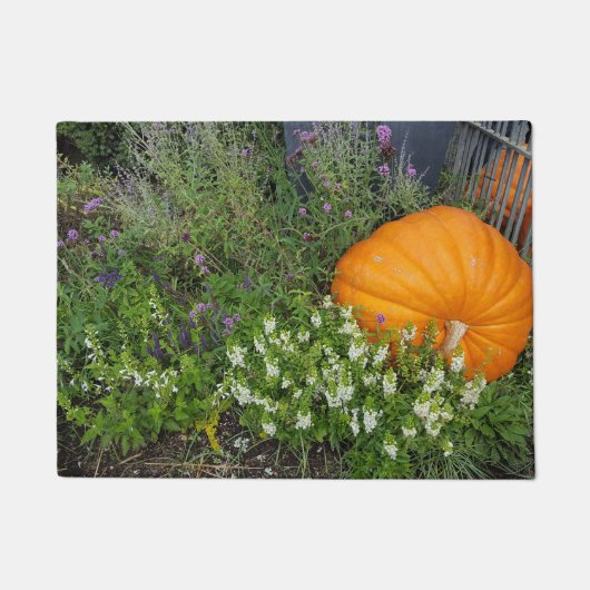 Herfst Pompoen tuin Deur Mat (Voorkant)