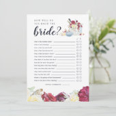 Herfst Pompoen Tweezijdig Vrijgezellenfeest Game K Kaart (Staand voorkant)