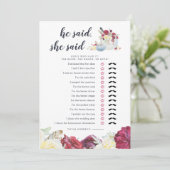 Herfst Pompoen Tweezijdig Vrijgezellenfeest Game K Kaart (Staand voorkant)