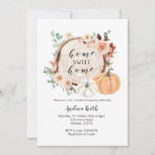 herfst pompoen verbrand oranje huisdier kaart (Voorkant)