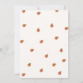 Herfst pompoen verjaardag dank u kaart (Achterkant)