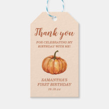 Herfst Pompoen Verjaardags Cadeautje