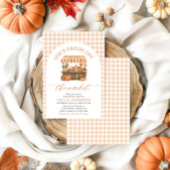 Herfst pompoen vers uit de markt Vrijgezellenfeest Kaart