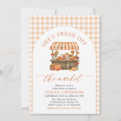 Herfst pompoen vers uit de markt Vrijgezellenfeest Kaart (Voorkant)