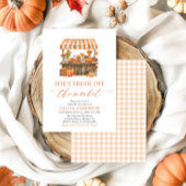 Herfst Pompoen Vers van de Markt Bruidsfeest Kaart